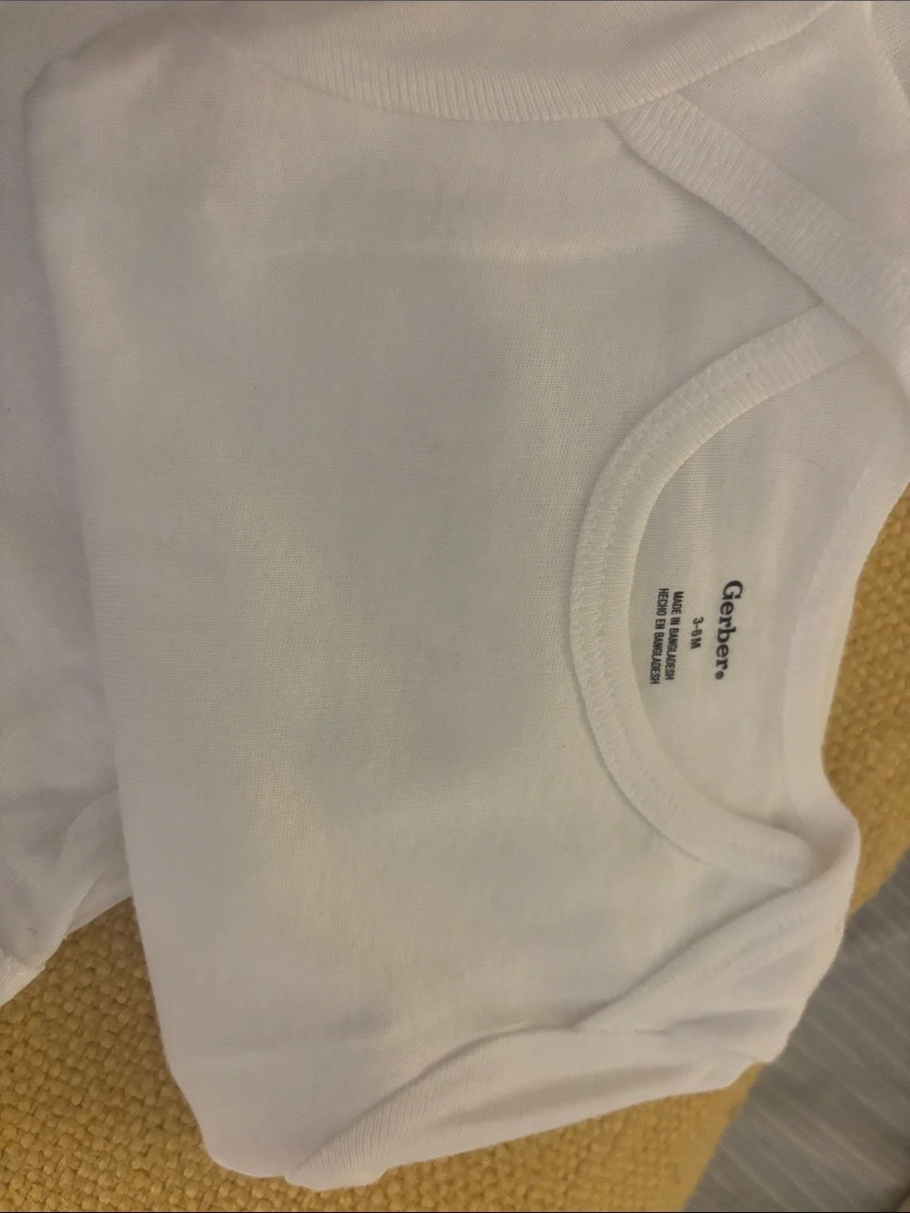 Gerber White Short-Sleeve Baby Bodysuits - 2 Pack